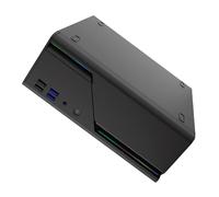 Caja de metal de torre en miniatura de escritorio para medidores pesados, cuerpo de acero para espacios de trabajo eficientes, organización en casa, oficina, compatibilidad portátil con torre de PC