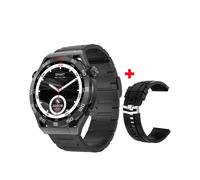 (Caja de metal negra) Reloj inteligente DT Ultra Mate para adultos WEAR PRO, reloj de pulsera con Bluetooth, brújula,