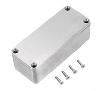 Caja de metal para electrónica, aluminio fundido a presión, acabado liso para facilitar la perforación y la pintura (1590 A (92 como 1 m mm)