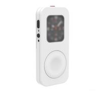 Caja de metal para reloj SE 5 6 7 8 9 10 | Material ABS ligero blindaje cubierta de parachoques (49 mm, blanco)