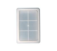 Caja de moldes de silicona de resina de cristal para maceta, baratija, pañuelo, decoración del hogar, kit de joyería de almacenamiento de joyas