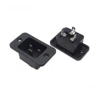 Caja de montaje C20 con bloqueo 20 A 250 V enchufe de alimentación IEC 320 Conector para armario de servidor, dispositivos de laboratorio, dispositivos médicos PA66