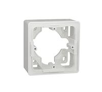 Caja de montaje de superficie, New Unica, 1 elemento, con el símbolo de luz, 8,3 x 8,3 x 4 centímetros, color blanco (referencia: NU800218)