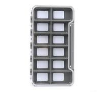 Caja de moscas diseñada con estructura trasera delgada para pescadores que priorizan la movilidad y la accesibilidad al gestionar múltiples patrones de mosca y juegos de ganchos (B)