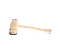Caja de Moxa de Madera Orificio, Soporte Portátil para Moxibustión | Clip Interior, Anillo Metálico Regulable y Malla, Base Goma Negra, Uso Clínico y Autocuidado