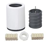 Caja de Moxibustión, Caja de Moxa de Ajuste Giratorio con Adhesivo de Doble Cara para Hombro, Pierna, Vientre, Traje para Acondicionamiento Menstrual, Dolor de Hombro Y Cuello, Molestias en la Rodilla