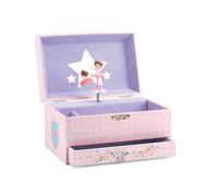 Caja de Música Bailarina de Djeco - Con cajón, figura giratoria y espejo en forma de estrella