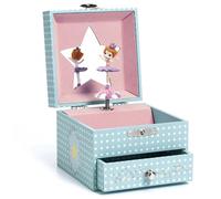 Caja de Música Bailarina Delicada de Djeco - Con figura giratoria y cajón para joyas