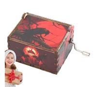 Caja de música | Caja de música grabada a mano de colores - Esta es una melodía de Halloween, caja de música única para Navidad Acción de Gracias