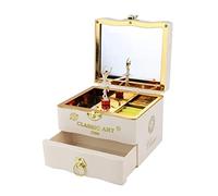 Caja De Musica Caja Musical Caja de joyería de bailarina caja Musical con princesa giratoria, caja de música de plástico para mujeres, niños, niñas, amigos Caja De Música ( Color : Blu , Size : 13.5X1