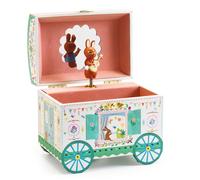 Caja de Música Caravana Encantadora de Djeco - Figura giratoria y cajón para joyas