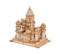 Caja de Música Castillo Puzzle 3D Madera,Maquetas Construir Modelos Kits,Potenciar Creatividad,Regalos para Cumpleaños Navidad