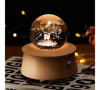 Caja De Musica con Forma Libro Antiguo Que Al Abrirse Suena Una Melodia Y La Figura del Centro Gira(A)