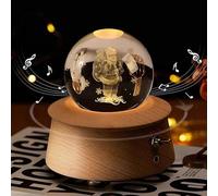 Caja De Musica con Forma Libro Antiguo Que Al Abrirse Suena Una Melodia Y La Figura del Centro Gira(E)