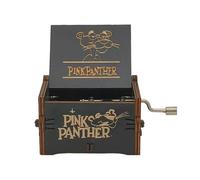 Caja de música con manivela de madera, decorativa y portátil para regalar y decoración del hogar