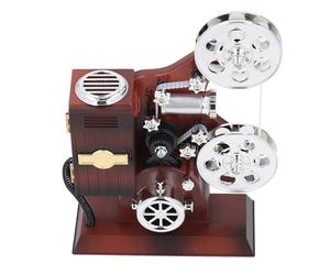 Caja de Música de de Películas Vintage, Caja de Música Antigua, Caja de Música de Proyectores de Cine de la Luz con Material ABS para Decoración del Hogar, Adecuado