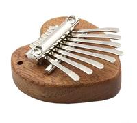 Caja de música de madera de 8 teclas compatible con mini reproductor de pulgar para escuchar tranquilo, reflectante o alegre (amor amor)
