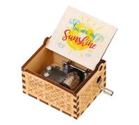 Caja de música de manivela hecha a mano - mini cajas de músicala manivela de mano musical y mágica que te lleva a un mundo diferente, todo sin necesidad de baterías. Perfecto p