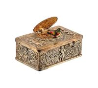 Caja De MúSica De PáJaro con Relieve 3D, Vintage, con Melodioso Canto, Ideal para Sala De Estar, Mesita De Noche Y Escritorio De Oficina, Ideal para Coleccionistas Y DecoracióN del Hogar (A)