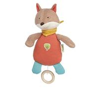 Caja de música, diseño de zorro verde.