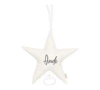 Caja de música estrella Pure Soft White | Little Dutch – Con nombre