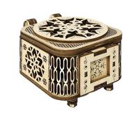 Caja de música, Kits de construcción Artesanal | Kits de construcción de de Madera con diseño de Caja de música,Puzzle para con Compartimento de Almacenamiento Secreto, de