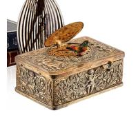 Caja de música para pájaros - Caja de música para pájaros en relieve, Cajas de músicas mecánicas para pájaro cantores Decoración de mesa en relieve 3D | de pájaro cantores autómata | Para ent