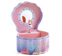Caja de Música Sirena Encantada de Djeco - En forma de concha con figura giratoria