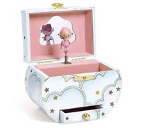 Caja de Música Tinyly Melodía de Elfe de Djeco - Con cajón, espejo y figura giratoria