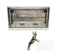 Caja de nebulización para cachorros, caja de terapia de oxígeno para perros y gatos para tratamiento de respiración de tos de mascotas, caja nebulizadora de gatitos, incubadora de vivero de