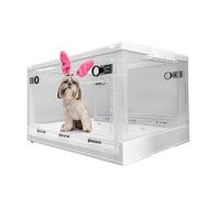 Caja de nebulización para cachorros para terapia de oxígeno para perros y gatos, incubadora de atomización de mascotas, tratamiento de respiración para tos y problemas respiratorios