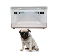 Caja de nebulización para cachorros para terapia de oxígeno para perros y gatos, incubadora de atomización de mascotas, tratamiento de respiración para tos y problemas respiratorios
