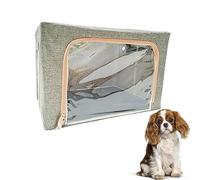 Caja de nebulización para cachorros para terapia de oxígeno para perros y gatos, incubadora de atomización de mascotas, tratamiento de respiración para tos y problemas respiratorios