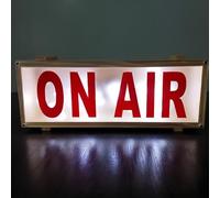 Caja de neón LED on air, con interruptor de dimmer, letrero de advertencia del estudio de pulso montado en la pared, cine, biblioteca, cafetería, de la pared, suministro de energía USB