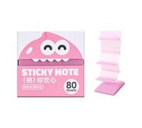 Caja de notas transparente para notas, luz, B | 80 hojas adhesivas para leer comentarios, clasificación de escritorio, ayuda de etiquetado de planificador