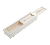 Caja de Obsequio para Test de Embarazo de Madera con Tapa de Color Claro | Recuerdos Pequeños y Joyas, Uso Versátil en Celebraciones de Embarazo, Diseño Creativo y Resistente