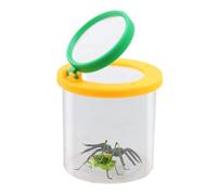 Caja de observación de insectos, caja de observación de insectos | Jaula receptora con lupa para observar arañas e insectos | Herramienta portátil de observación de ciencias biológicas Ideal para niño