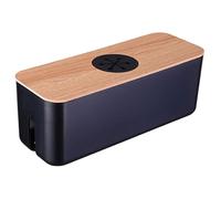 Caja de ocultación de alambre - Caja de almacenamiento de alambre para escritorio,Organizador de corrector de gestión de cables, cajas organizadoras de cables ocultos, para escritorio, hogar, escritor