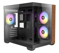 Caja de ordenador Antec CX600M Midi Tower vidrio templado madera ARGB
