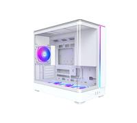 Caja de ordenador torre media blanca - MONTECH - King 15 Pro - Acero y vidrio templado - Compatible con mATX y mini-ITX