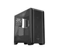 Caja de ordenador torre media negra - PREYON - Modelo Nest Windy - Acero y vidrio templado
