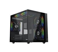 Caja de ordenador Xigmatek Aqua M Lite Mini Torre ARGB cristal templado negra