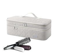 Caja De Organización Para Herramientas De Cerda - Bolsa De Viaje Resistente Al Agua Para Secador De | Bolsa De Almacenamiento Para Herramientas De Calor, Soporte De Frisottis Doble Compartido