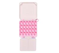 Caja de paletas de pintura con tapa, bandeja de acuarela para viajes, pintura vacía, caja de latas de acuarela con sartenes, estuche de paleta de artista, soporte de pintura