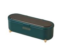 Caja de palillos - Estuche de almacenamiento de ladrillo de bambú, portapalillos compactos | Caja de cubiertos con tapa, organización de cuchara de anillo