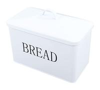 Caja de Pan, Almacenamiento de Pan de Hierro, Soporte para Pan de Gran Capacidad, Portátil, Base Antideslizante, Recipiente para Pan para Panes, Muffins, Bagels, Sándwiches