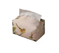 Caja de pañuelos Bolsa de almacenamiento de pañuelos de tela con diseño de estilo retro, bolsa de papel multifunción, caja de pañuelos, almacenamiento de escritorio Contenedor de pañuelos