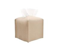 Caja De Pañuelos Caja de pañuelos cuadrada grande cuero for almacenamiento, servilletero, estuche dispensador color liso Para Sala De Estar(Color 3)