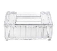 Caja de pañuelos, caja de pañuelos de cristal, servilleta, caja de almacenamiento de papel para el hogar, sala de estar, baño, hotel, habitación, decoración