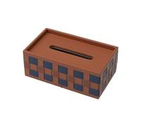 Caja de pañuelos Caja de pañuelos de diseño cuadrado, caja de papel for adornos, mesa de centro for el hogar, caja tejida, contenedor de almacenamiento de pañuelos Contenedor de pañuelos